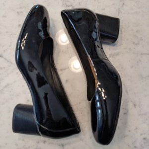 Clarks Un Cosmo Pump - Black Patent Leather